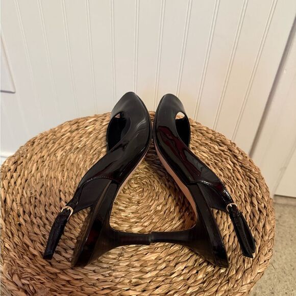 Cole Haan Nike Air Black Slingback Heels - 8.5 - Great Condition - Picture 7 of 9